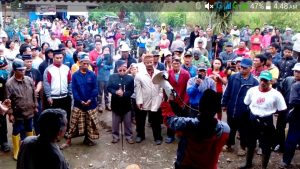 Masyarakat Adat Seko aksi menolak pembangunan PLTA PT Seko Power Prima & PT Seko Power Prima Prada